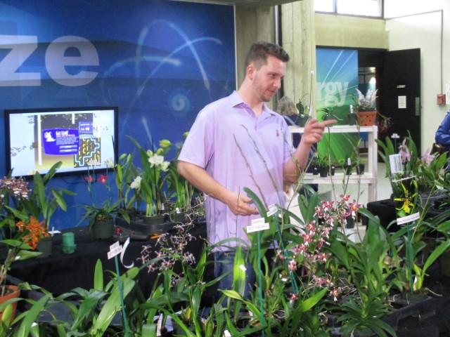 Instructors at the orchid show 2024