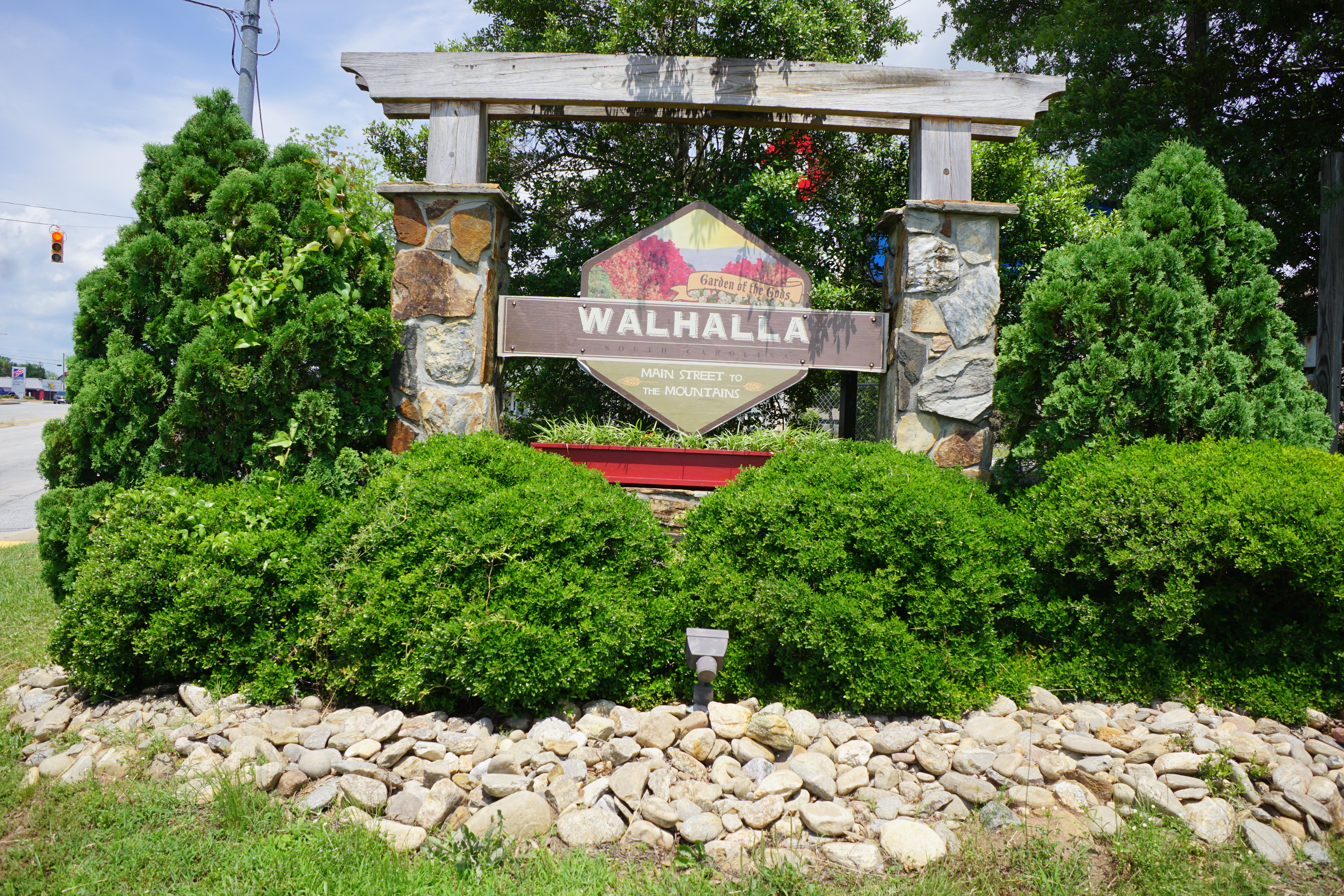 City of Walhalla sign