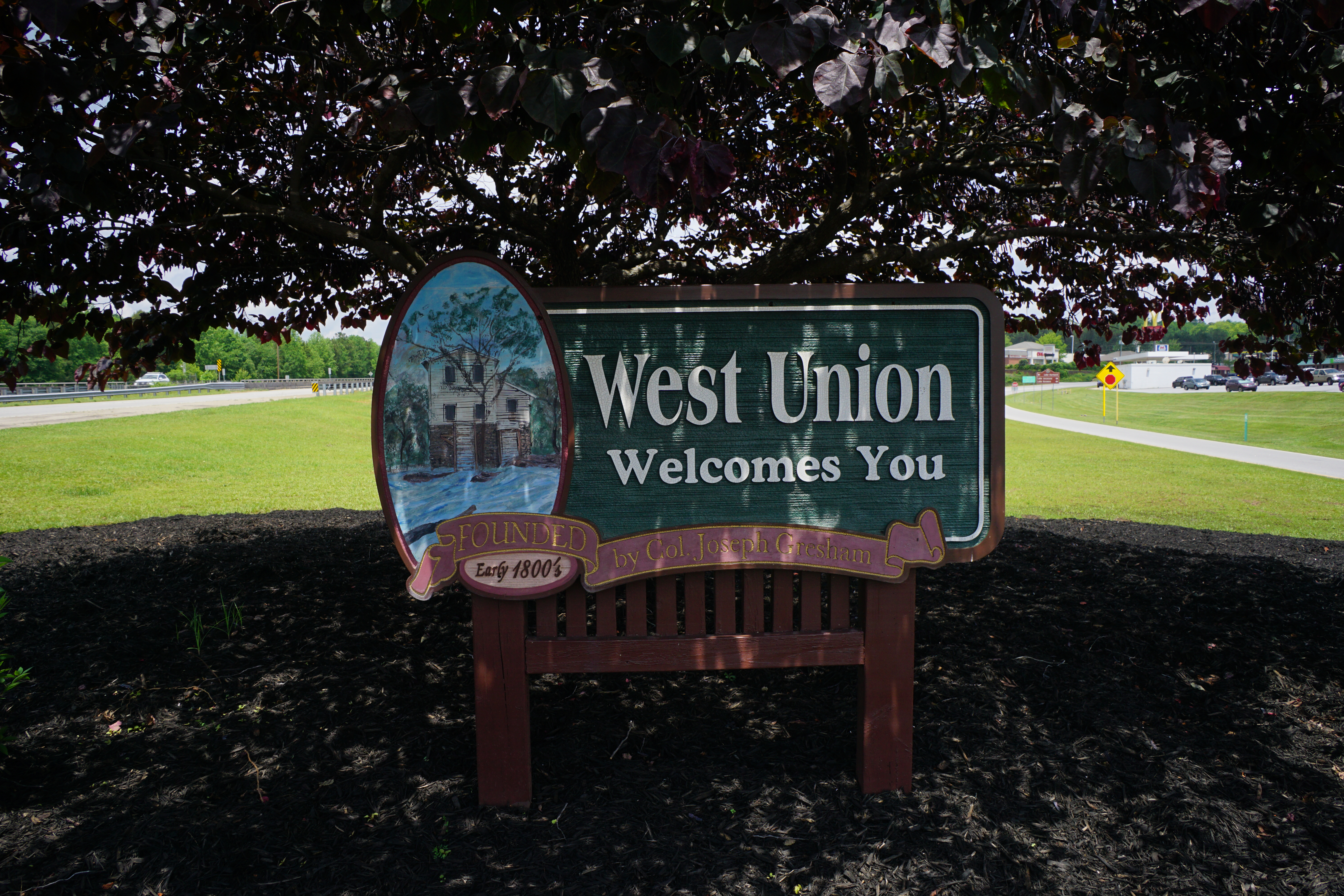 City of west union sign